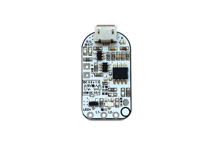 3つのステップレスディミングLED付きPCBA 触覚制御テーブルランプ 充電と放電保護をサポート