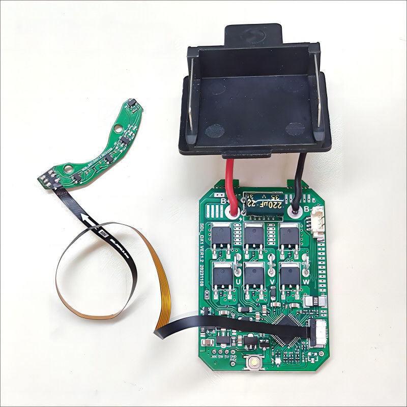LED インディケーターキースイッチとトリガー機能を持つ電気トリナーのための硬柔PCBA