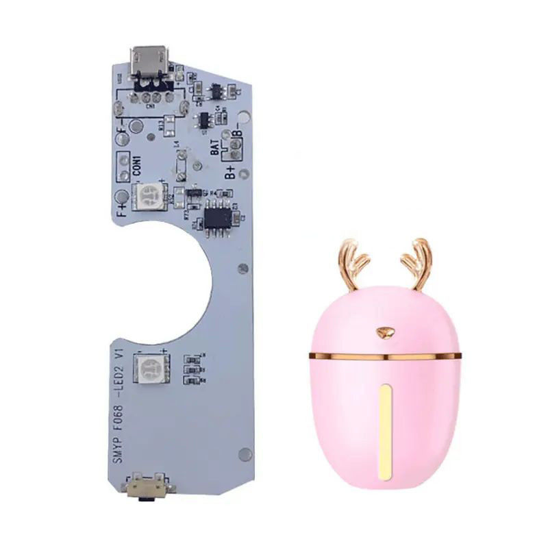 オーダーメイド ポータブル ミニ 小さなアロマディフューザー PCBA USB 充電可能な湿気化器 PCB プリント回路板