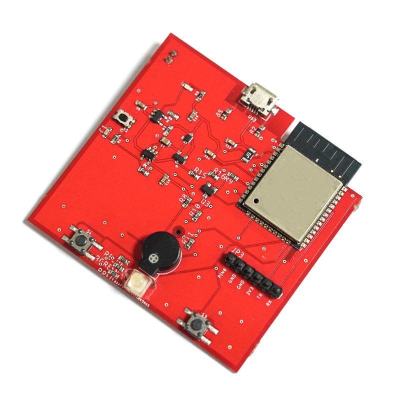 UL認定 双層 赤 FR-4 印刷回路板 PCBA 電子機器製造用